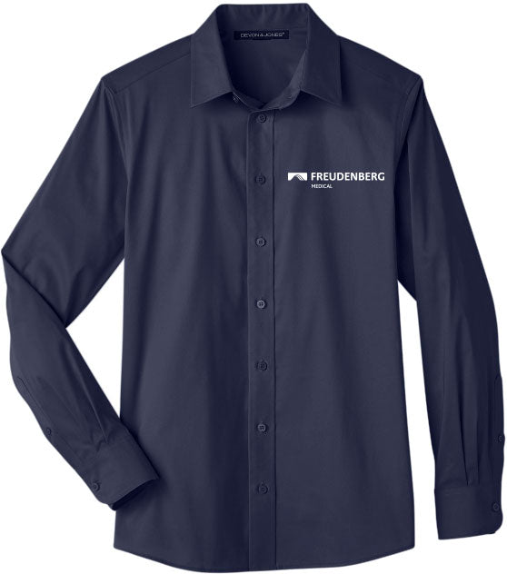 Devon & Jones Men's Crown Collection™ Stretch Broadcloth Slim Fit Shirt