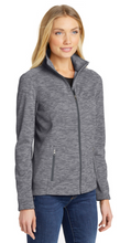 Load image into Gallery viewer, Port Authority® Ladies Digi Stripe Fleece Jacket
