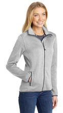 Load image into Gallery viewer, Port Authority® Ladies Sweater Fleece Jacket
