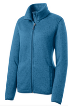 Load image into Gallery viewer, Port Authority® Ladies Sweater Fleece Jacket
